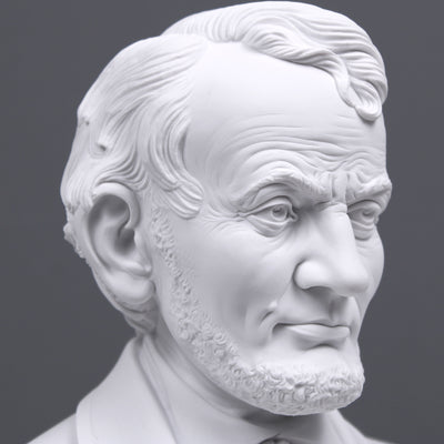Buste d'Abraham Lincoln - sculpture en marbre
