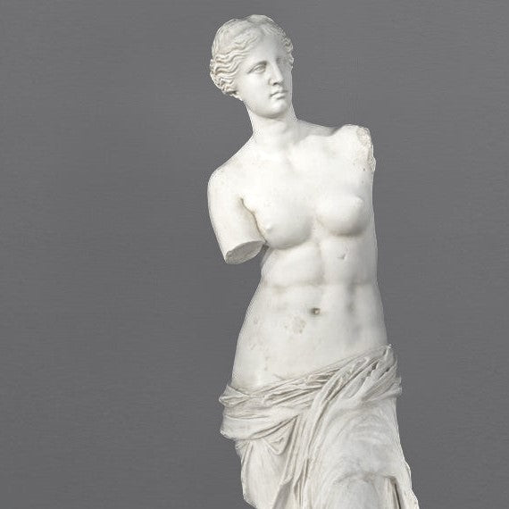 Statue Vénus de Milo (musée du Louvre) - grande sculpture en marbre blanc
