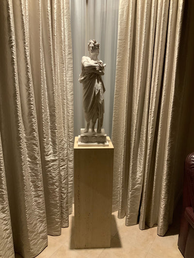Statue de Virgile - sculpture en marbre