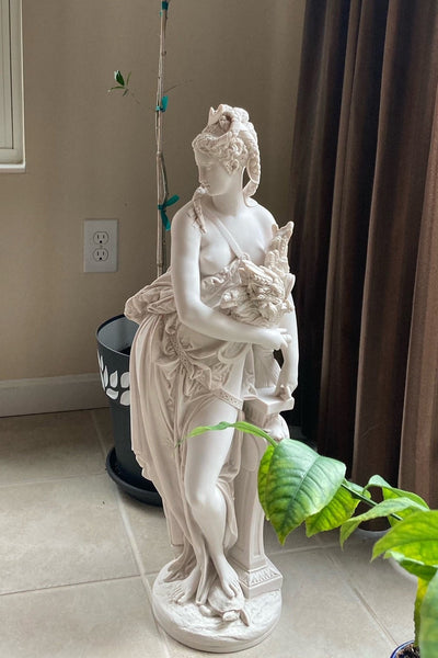 Statue de la déesse de la récolte - Déméter et Cérès - sculpture en marbre