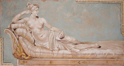 Fresque renaissance Pauline Bonaparte comme Vénus 