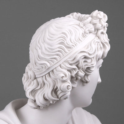 Buste d'Apollon (grande taille) - sculpture en marbre