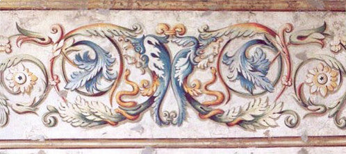 Fresque renaissance Frise décorative 