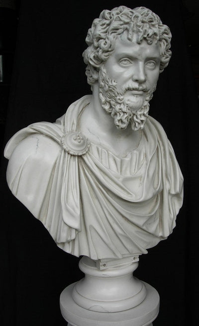 Buste de Septime Sévère - sculpture en marbre