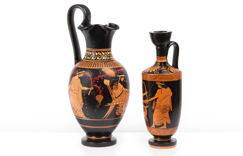 Vase grec avec Dionysos à figures rouges Pottery - The Ancient Home